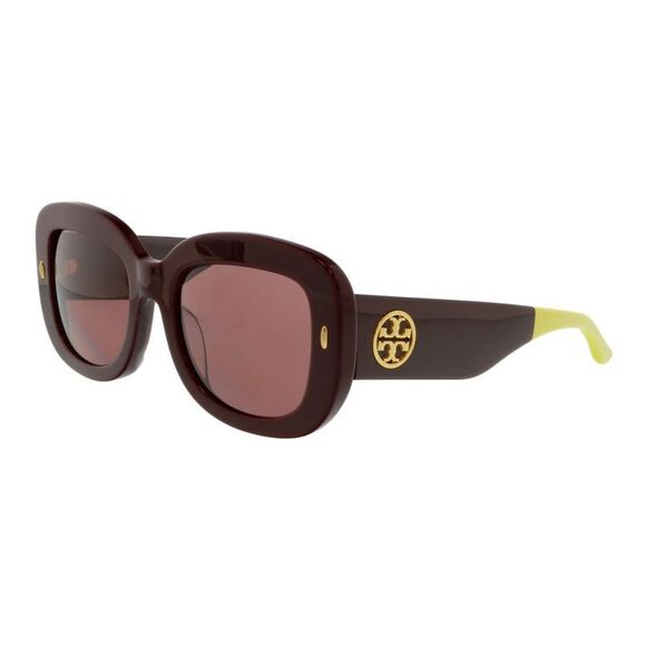 Tory Burch Accessories - Tory Burch 0TY7170U 189275 Square Oxblood Brown Sunglasses